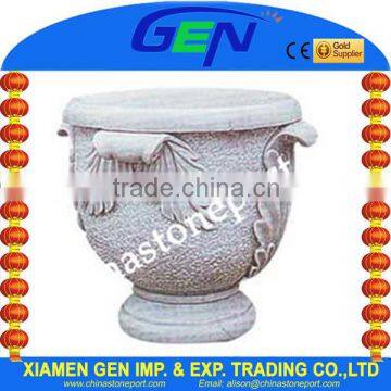 Natural Stone Flower Pot For Sale