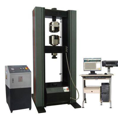 servo hydraulic universal testing machine for high loads compact tabletop universal testing machine for small labs