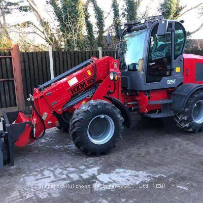 China Huizhong HZM 825T 2ton Lift Capacity Articulated Telescopic Front End Loader With Yunnei Stage 5 Engine