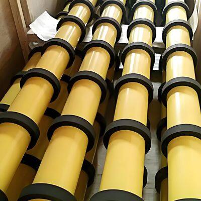 Conveyor Support Traction Drive rubber rollers Roller for Float glass smart production line