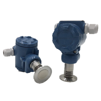 316L Stainless Steel Hygienic Pressure Sensor, 0.25% Accuracy, IP65, -10-75°C Range for Sanitary Liquid Measurement