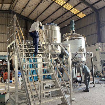 2000L Stainless Steel Liquid Mixing Tank for High-Capacity Chemical Processing Applications photo-3