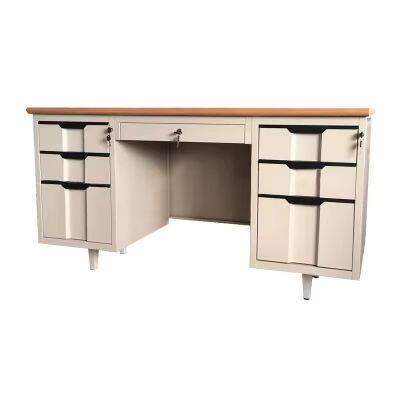 Modern Steel Office Desk Office Metal Computer Table photo-2