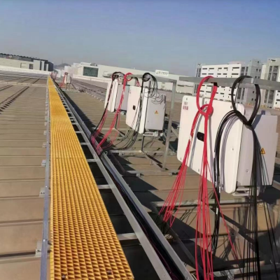 Heavy Duty 38mm FRP Molded Grating for PV Array Service Platform and Industrial Work Access