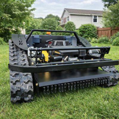 Vigorun VTLM600 радиоуправляемая склонная газонокосилка на бензиновом двигателе, экономичная по топливу, газонокосилка для склонов, фруктовых садов, садов и сложного рельефа местности