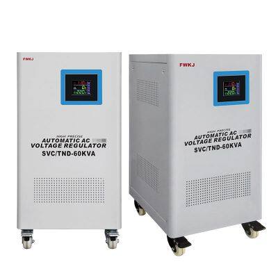 Three-Phase 75kVA AVR Stabilizer for Textile Manufacturing Plants