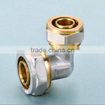 brass female press elbow socket