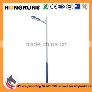 Short-type Single-arm street light pole used for residential area lamp poles