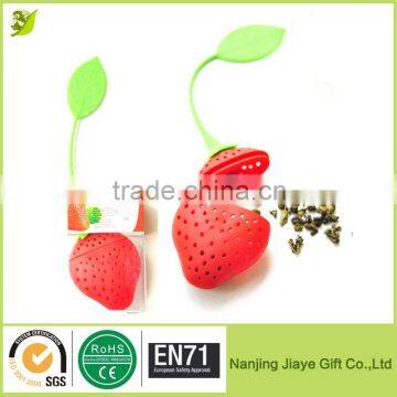 FDA Approved Super Cute Strawberry Silicone Tea Infuser photo-3