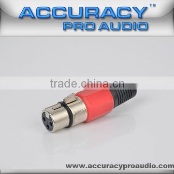 3 Pin Male Female Microphone Cable Connector XLR001RD-CZ