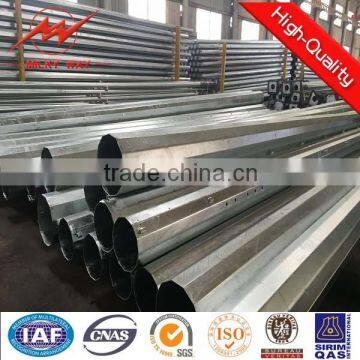 NEA steel pole 25FT 30FT 35FT 4FT 45FT steel pole