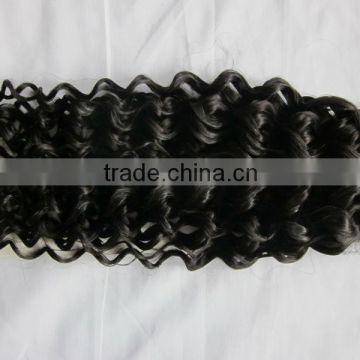 Mongolian deep wave hair weft