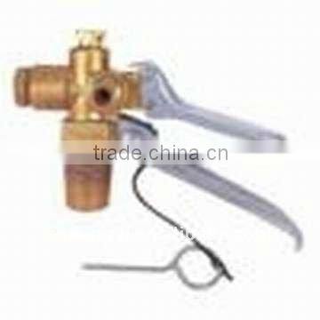 CO2 fire extinguisher valve