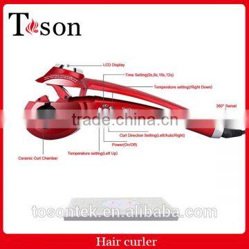 2016 new arrival hair curler,hair salon equipment automatic rotating hair curler