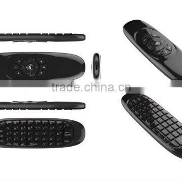 2014 podoor fly Air mouse wireless keyboard with integrated mouse