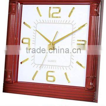 Plastic Material, Designed Wooden Wall Clock