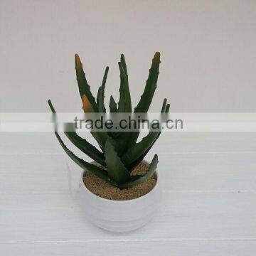 High quality artificial plants artificial aloe for indoor decoration