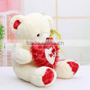 Stuffed Soft Plush Bear With Love Heart, Nice Gift Toys, New! photo-3