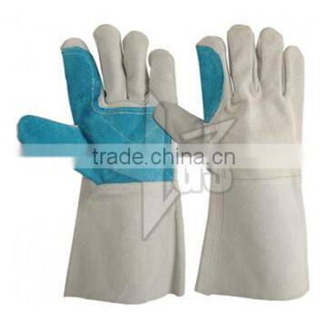 Cow split leather welding gloves