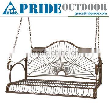 Best Choice Products Leisure Iron Modern Outdoor Patio 3 Seat Double Hanging Swing Chair