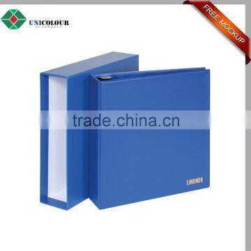 Elegant design cardboard office document folder with slipcase