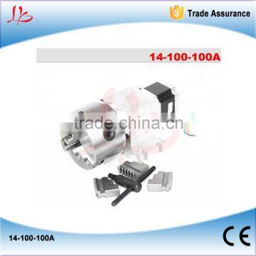 Rotary axis harmonicgear retarder 14-100-100A 100mm 3 jaw chuck