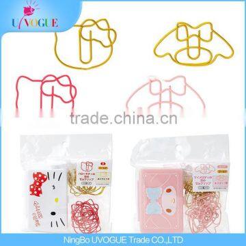 Hello Kitty Heart Shape Factory Office School Gifts Paper Clips in box