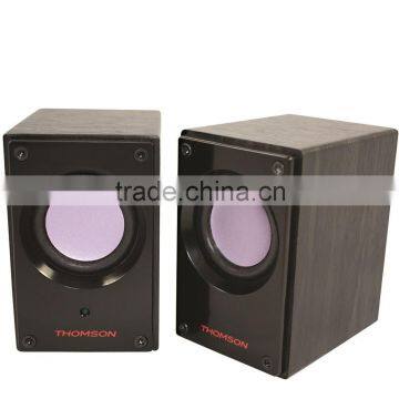 **SPEICAL OFFER** TH-A5S002 Mini Wooden Speaker, USB powered, Compact size with quality Stereo, LED Power indicator