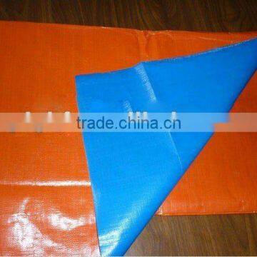 270gsm orange reinforced tarpaulin&waterproof woven fabric tarpaulin