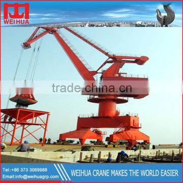 Double linked jib crane portal crane with grab of Model MQ5042 China's famous brand WEIHUA