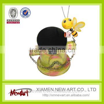 Metal flower pot handmade decoration