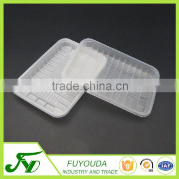 Factory custom white small plastic container food packaging