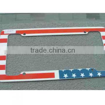 Plastic License Plate Frames to America