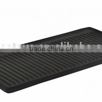 Cast Iron cookware reversible griddle/ BBQ grill double burner/ griddle plate