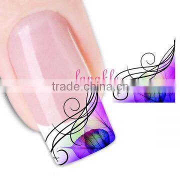 paper printing nail sticker / water nail art sticker