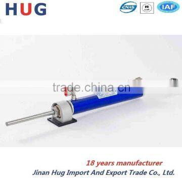 Pneumatic cylinders motor boat steering