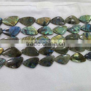 Semi-Precious Stone Inverted Triangle Natural Gemtone Loose Beads photo-5