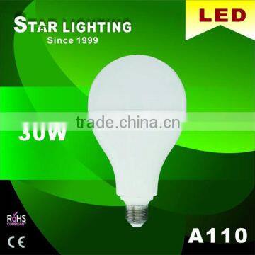 2016 newest large LED A bulb 110MM diameter 30W LED bulb