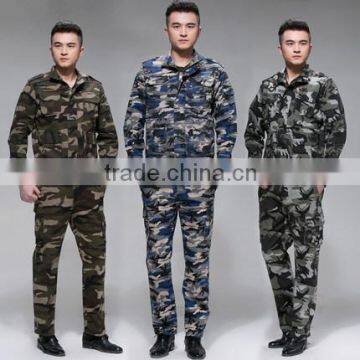 Military color workwear security guard uniform for sale