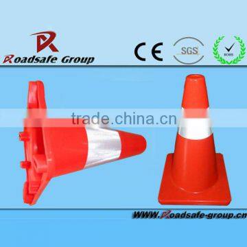 RSG wholesales PVC reflective traffic Cones/ safety road cones/flexible safety cones