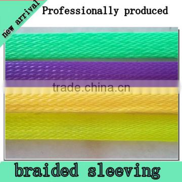 Plastic fiberglass braided silicone rubber sleeving auto wire harness