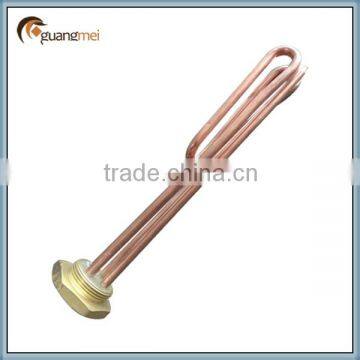 Heat water flange immersion heater element