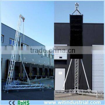 5-8m outdoor pa towers Line array speaker system flying trussing support