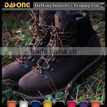 durable high strength round polyester hiking boot shoe laces