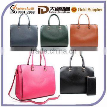 Ladies Designer Unique Leather Briefcase Woman Large Handbags Purse