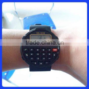 Calculator watch shape & ladies fashion watches & slim calculator