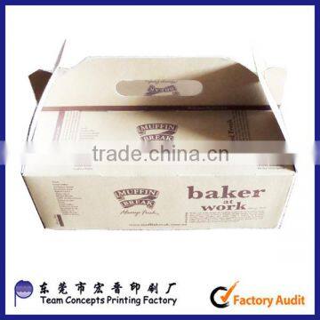 cheap recycled brown kraft paper food box wholesale