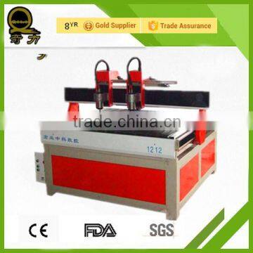 China Hot Sale 1.5kw Water Cooling Spindle Best Price Ball Screw 3d Advertising Cnc Carving Router Machinery