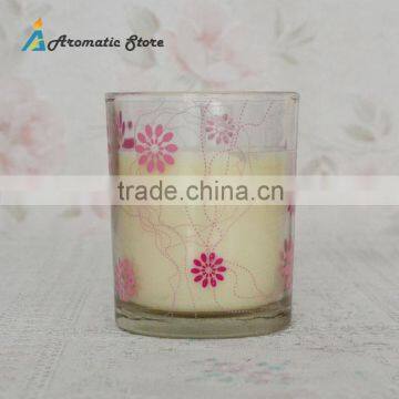Fashion White Scented Soy Wax Candle In Glass Jar Quality Choice photo-5