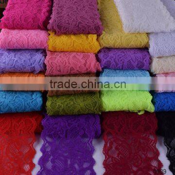 Nylon/ Spandex Bridal Lace Trim for Wedding